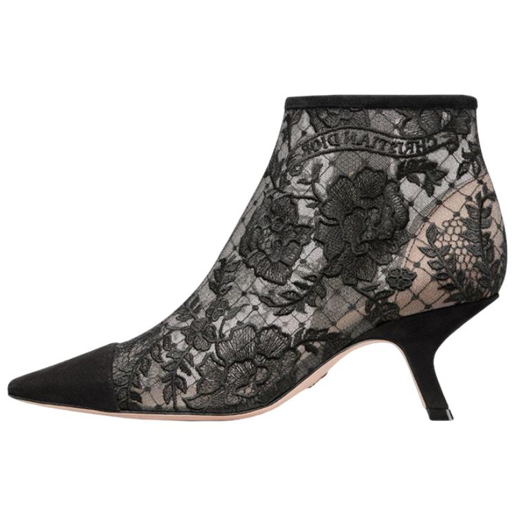 (Women) Dior Capture Mesh Boot 'Black Embroidery' KDI863ROY_S900