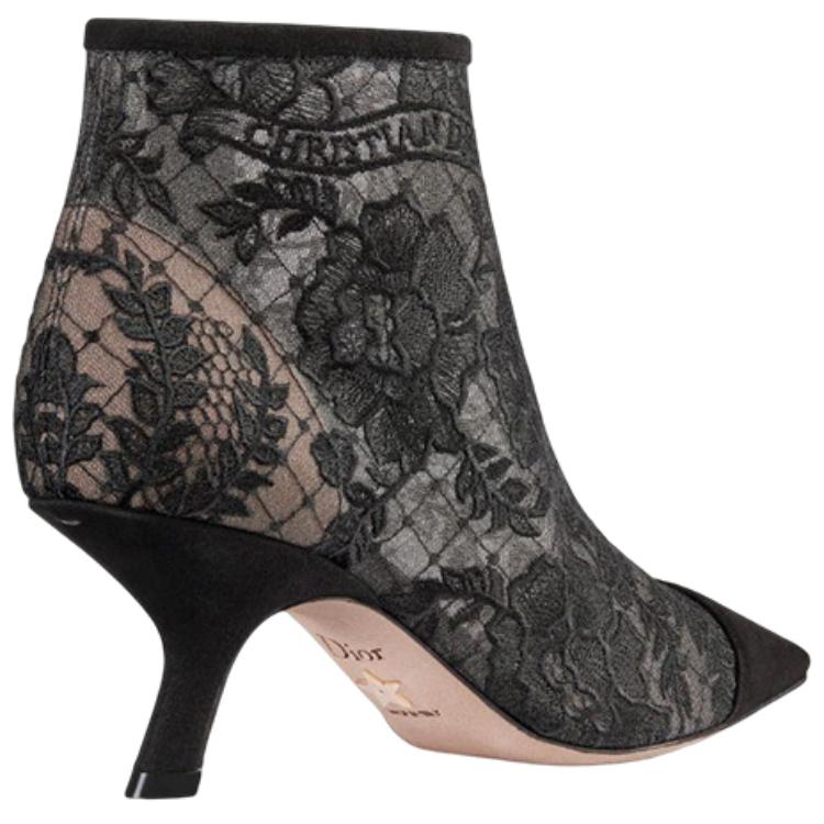 Shop (Women) Dior Capture Mesh Boot 'Black Embroidery' KDI863ROY_S900
