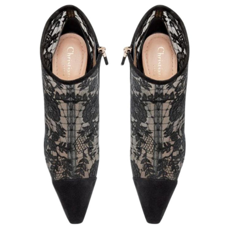 Purchase (Women) Dior Capture Mesh Boot 'Black Embroidery' KDI863ROY_S900
