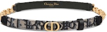 Buy (W) Cinturón Azul Dior CARO 30 Montaigne "CD" 1.5cm de Ancho. B0258UTZQ-M928