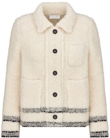 (Women) DIOR Caro Essential SS22 Knit Wool Blend Button-Up Jacket Beige 214V44AM114-X0200 (Women) DIOR Caro Essential SS22 Knit Wool Blend Button-Up Jacket Beige 214V44AM114-X0200