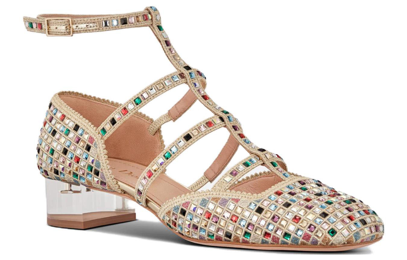 (W) Dior Casual Mid-Heel 'Gold' 圖 3