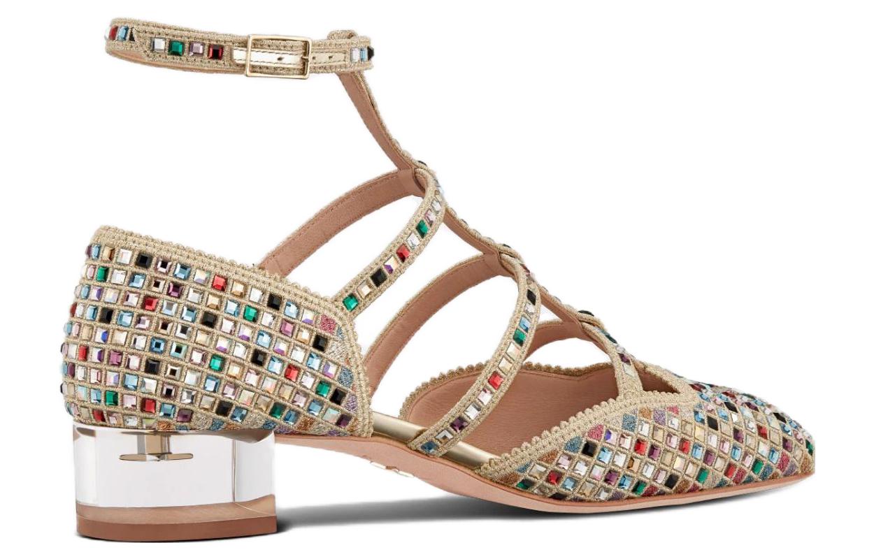 (W) Dior Casual Mid-Heel 'Gold' 圖 4