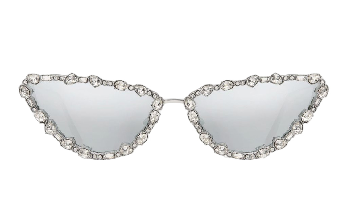 (Women) Dior Cat-Eye Metal Sunglasses with Swarovski Crystal Butterfly Design MISDB1USR-F0S4 圖 3