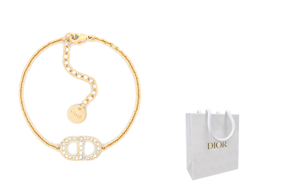 Order (W) DIOR CD 優雅經典金屬手鍊 女士專屬款式 B1940WOMCY-D03S