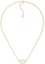 Lookbook (Women) Dior CD Logo Lobster Clasp Metal Necklace for Women. N2241WOMCY-D03S