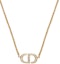 Shop (Women) Dior CD Logo Lobster Clasp Metal Necklace for Women. N2241WOMCY-D03S