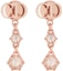 Order (Women) Dior CD Logo Pink Earrings with Metal Finish and Faux Crystals for Women. E2056WOMCY_D12P