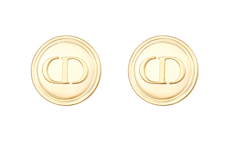 (Women) Dior CD Logo Stud Earrings for Women. E1649PTCMT-D300