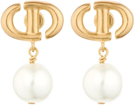 (Women) Dior CD Navy Brass Pearl Resin Earrings for Women. E1850CDNRS_D301 Order (Women) Dior CD Navy Brass Pearl Resin Earrings for Women. E1850CDNRS_D301