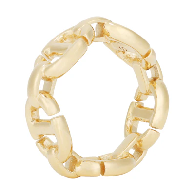(Women) DIOR CD Navy Gold-Finish Metal Ring for Women. R1070CDNMT-D300