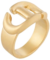 (Women) Dior CD Navy Metal Trim Ring Fashion Accessory. R1111CDNMT-D300 (Women) Dior CD Navy Metal Trim Ring Fashion Accessory. R1111CDNMT-D300