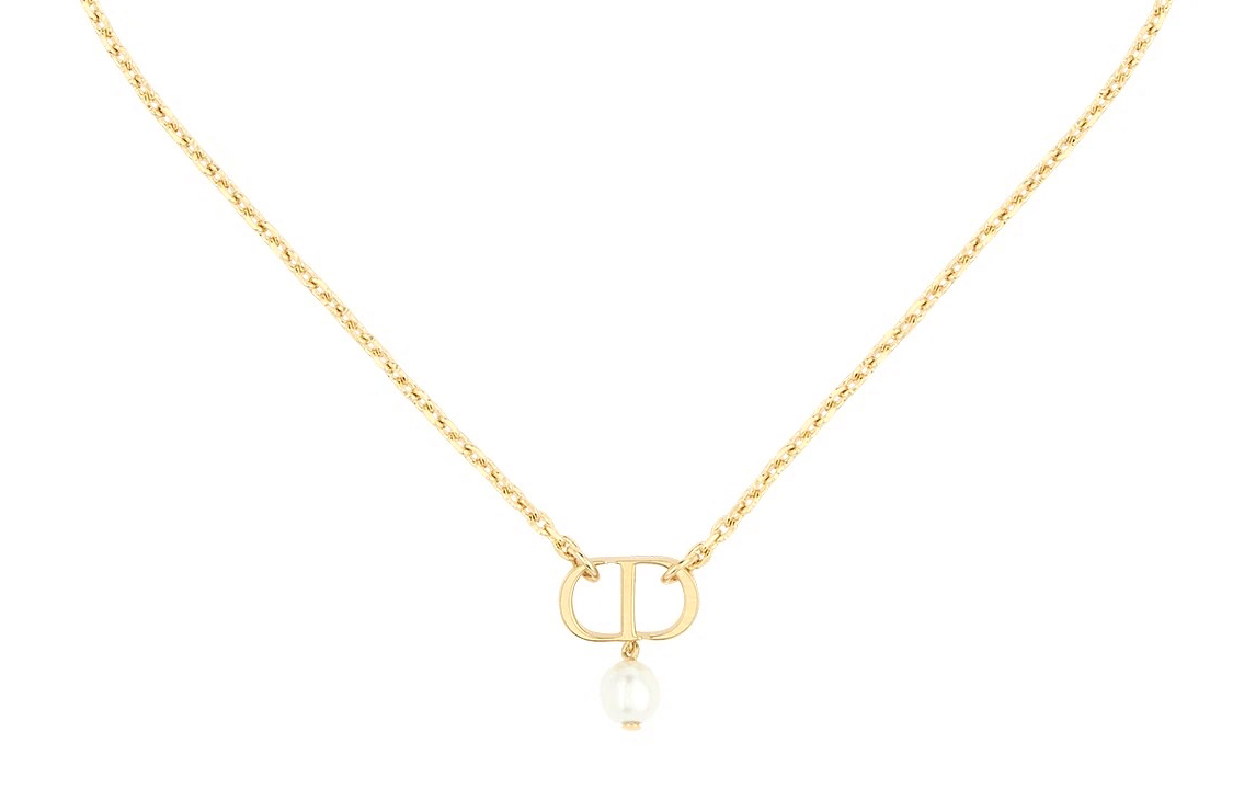 (Women) DIOR CD Series Gold Metal Round Bead Necklace for Women. N1390PTCRS-D301 圖 2