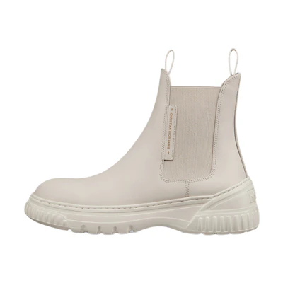 (W) Dior Chelsea Boot 'White Leather'