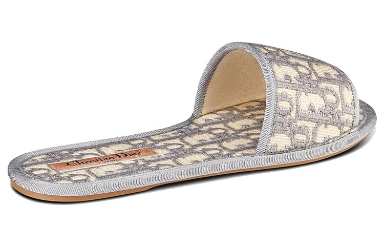 (W) Dior Chez Moi Embroidered Slide 'Grey' 圖 3