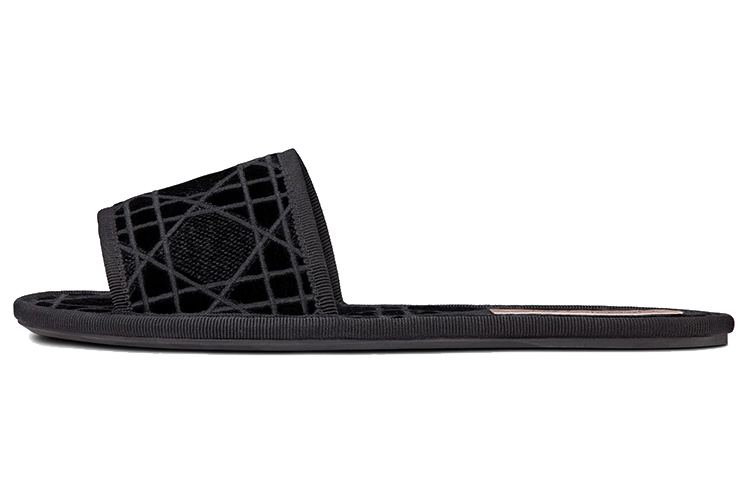 (Women) Dior Chez Moi Slide 'Black' KCQ488VNE_S900