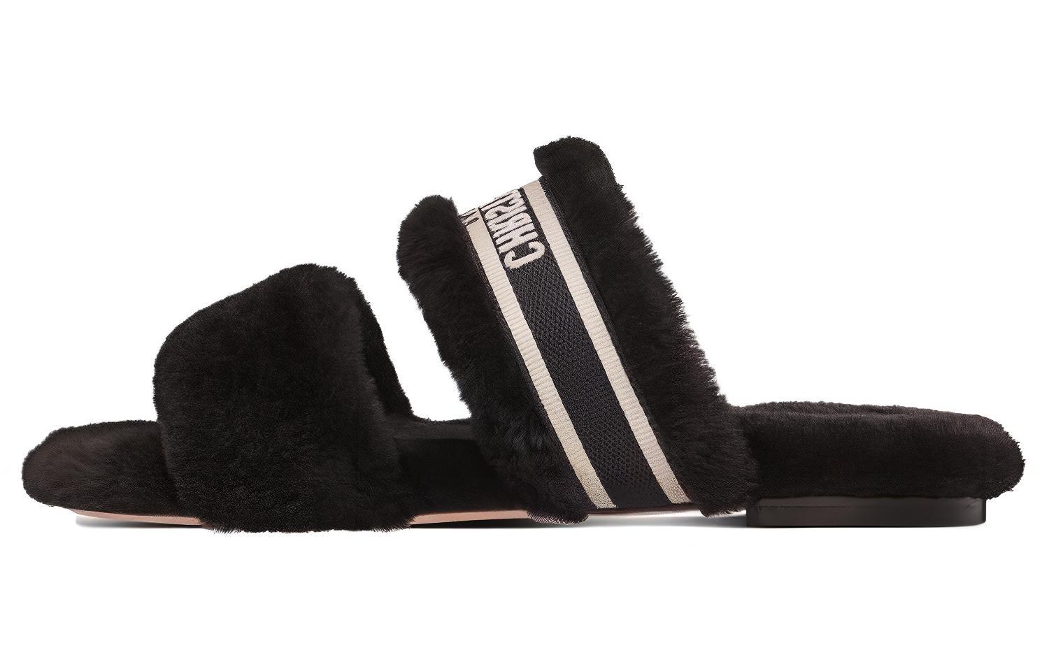 (Women) Dior Chez Moi Slide 'Black' KDQ734ESK-S11X