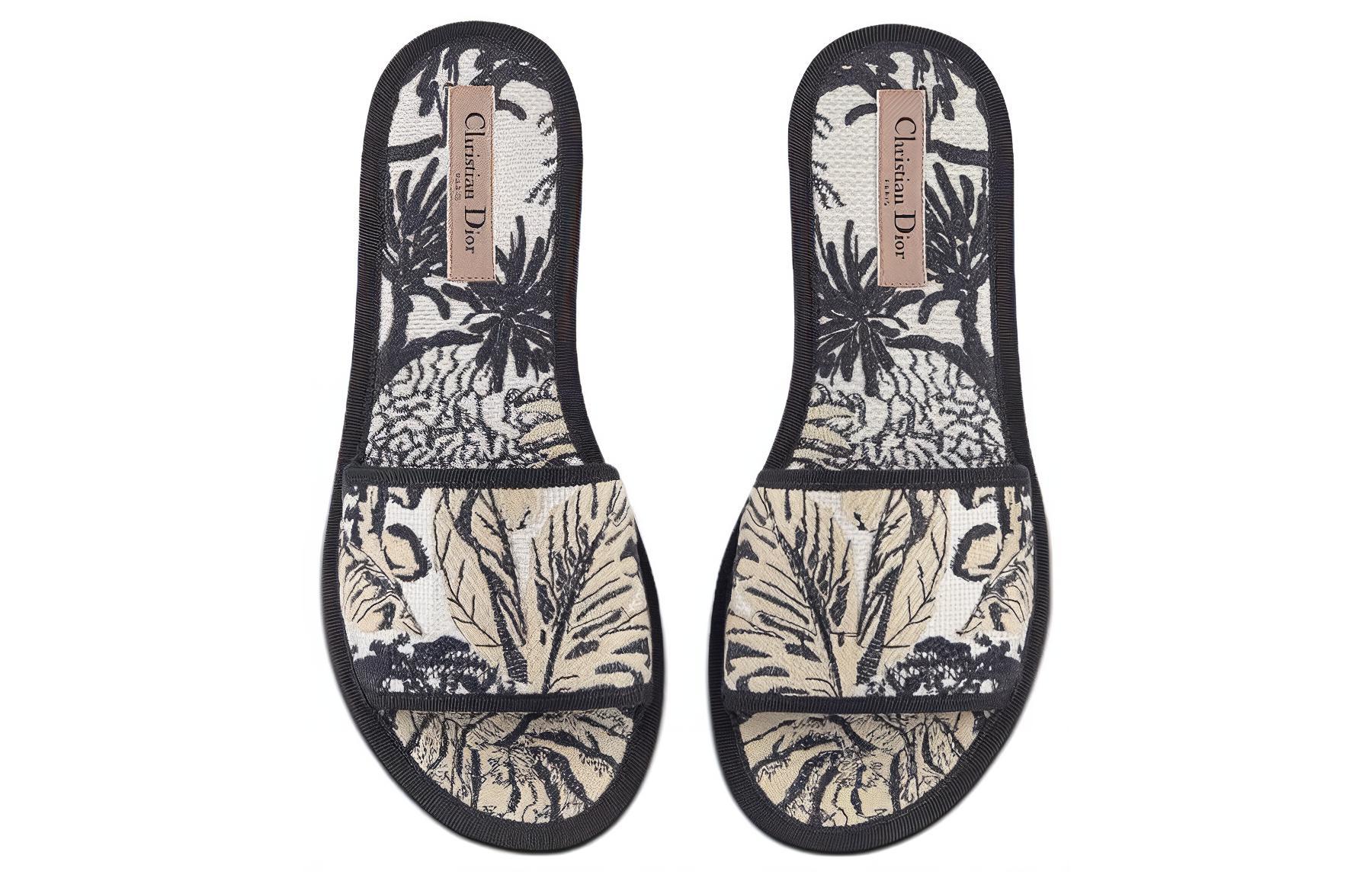 Lookbook (W) Dior Chez Moi Selipar 'Toile de Jouy' KCQ491OTJ_S56B