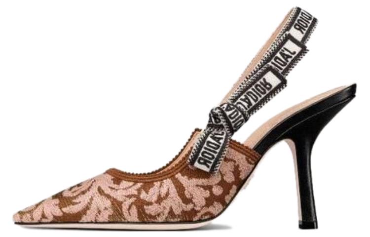 (Women) Dior Christian Dior J&#x27;Adior Slingback High Heels &#x27;Brown Fashion&#x27; KCP762BXE_S43P