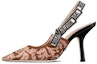 Buy (W) Dior Christian Dior J'Adior Slingback Tumit Tinggi 'Coklat Fesyen' KCP762BXE_S43P
