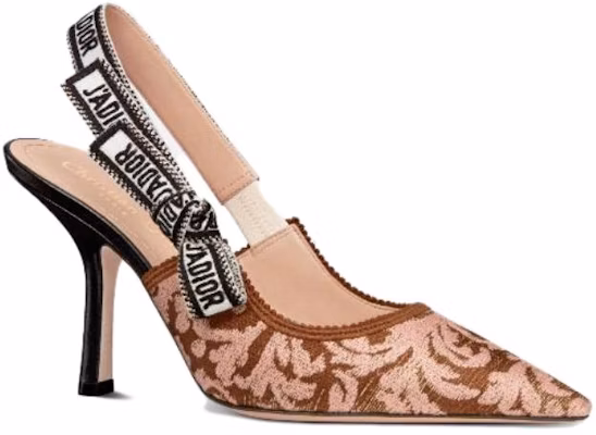 (Women) Dior Christian Dior J'Adior Slingback High Heels 'Brown Fashion' KCP762BXE_S43P Lookbook (Women) Dior Christian Dior J'Adior Slingback High Heels 'Brown Fashion' KCP762BXE_S43P