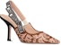 (W) Dior Christian Dior J'Adior Slingback Tumit Tinggi 'Coklat Fesyen' KCP762BXE_S43P