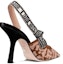 Shop (W) Dior Christian Dior J'Adior Slingback Tumit Tinggi 'Coklat Fesyen' KCP762BXE_S43P