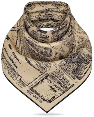 (W) Dior Christian Dior 經典標誌印花圍巾 米色/黑色 女士配件 35PAR055I609-C107 Lookbook (W) Dior Christian Dior 經典標誌印花圍巾 米色/黑色 女士配件 35PAR055I609-C107