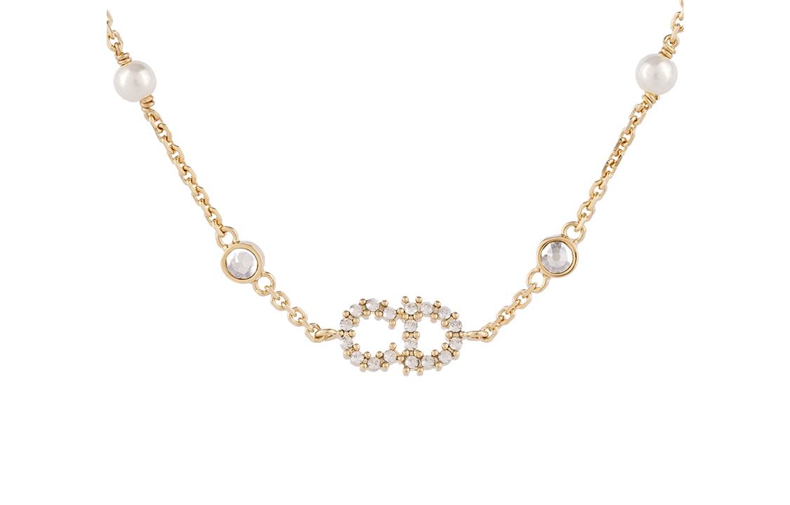 (Women) DIOR Clair D Lune Gold Bracelet with Faux Pearls & Crystals for Women B0668CDLCY_D301 圖 2