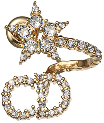 (Women) Dior Clair D Lune Gold Crystal Earrings for Women with Gift Bag/Box. E1099CDLCY-D301 Purchase (Women) Dior Clair D Lune Gold Crystal Earrings for Women with Gift Bag/Box. E1099CDLCY-D301