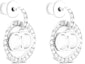 Shop (Women) Dior Clair D Lune Silver Earrings with Faux Crystal for Women. E1911CDLCY-D13S