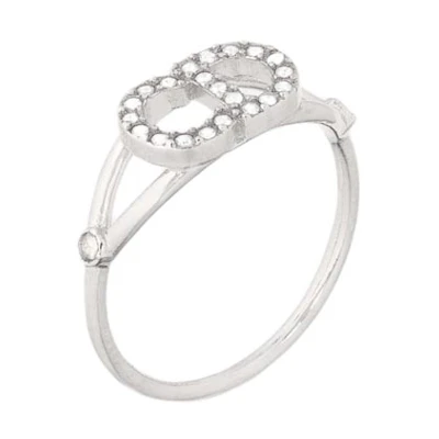 (Women) DIOR Clair D Lune Silver Ring Metal Luxury Accessory. R1137CDLCY-D102