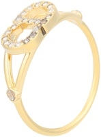 (Women) DIOR Clair D Lune White Imitation Crystal Metal Ring for Women R1137CDLCYD301 (Women) DIOR Clair D Lune White Imitation Crystal Metal Ring for Women R1137CDLCYD301