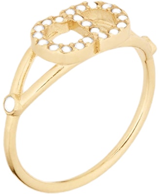 (W) DIOR Clair D Lune白色仿水晶金属戒指女士款 R1137CDLCYD301 Order (W) DIOR Clair D Lune白色仿水晶金属戒指女士款 R1137CDLCYD301