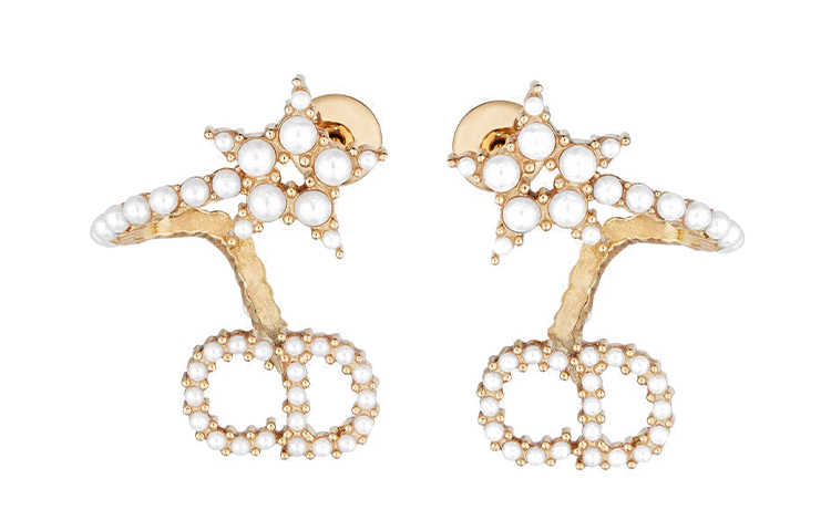 (Women) Dior Clair De Lune Metal Earrings Women Gold E1099CDLRS_D301 圖 2