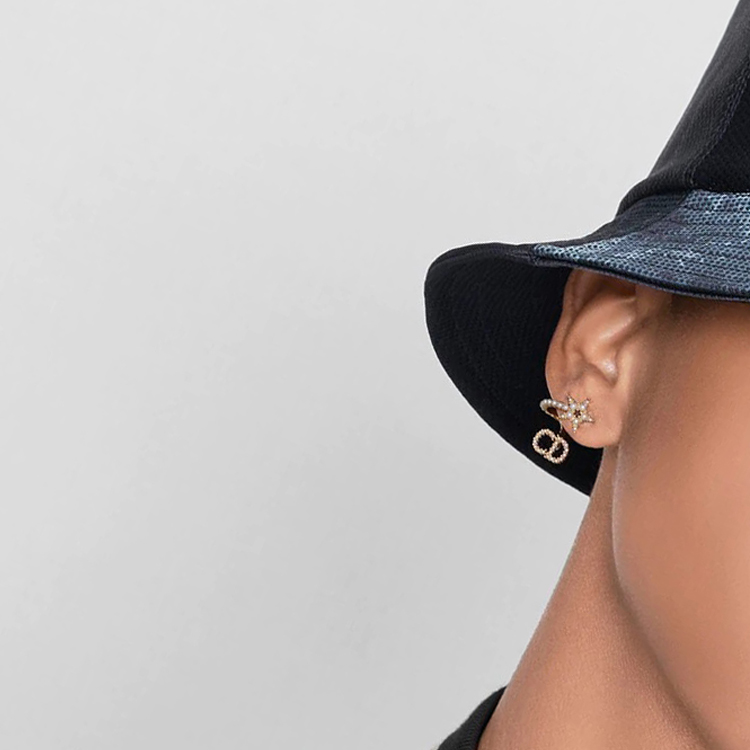 (Women) Dior Clair De Lune Metal Earrings Women Gold E1099CDLRS_D301 圖 3