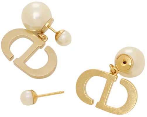 (Women) Dior Classic Logo Earrings Gold for Women. E1654TRIR-S301 Lookbook (Women) Dior Classic Logo Earrings Gold for Women. E1654TRIR-S301