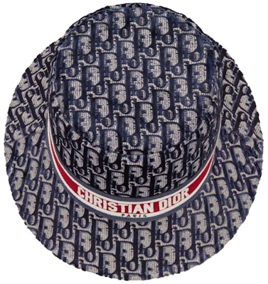 (Women) Dior Classic Monogram Bucket Hat Red/Blue. 15DOB923X134-C569-T58 Order (Women) Dior Classic Monogram Bucket Hat Red/Blue. 15DOB923X134-C569-T58
