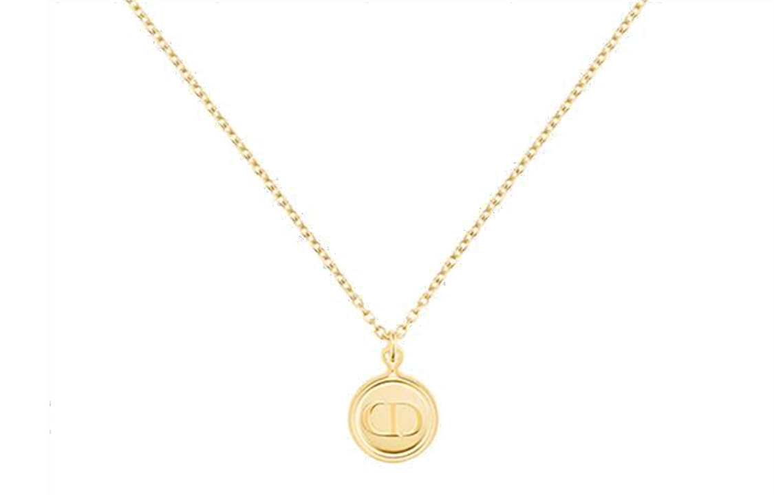 (Women) DIOR Classic Petit CD Necklace Simple Metal Chain for Women. N1530PTCMT-D300