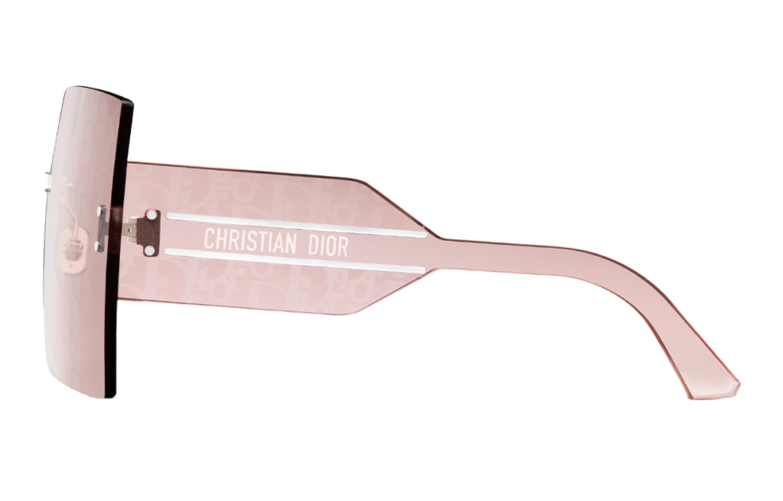 (Women) DIOR CLUB Full Logo Pink Irregular Sunglasses for Women. CLUBM5UXT-F0L8 圖 4