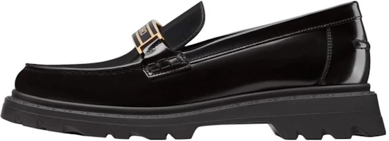 (Women) Dior Code 'Black Leather Loafer' KDB720ACA_S900 (Women) Dior Code 'Black Leather Loafer' KDB720ACA_S900