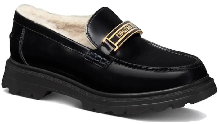 DIOR 迪奧 Code 磨砂小牛皮樂福鞋 女款 黑色 Lookbook DIOR 迪奧 Code 磨砂小牛皮樂福鞋 女款 黑色