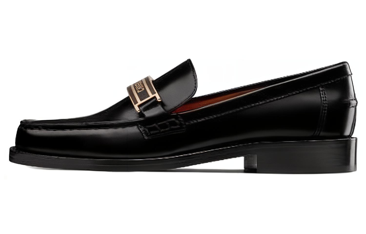 (Women) Dior Code 'Glazed Loafer Thick Sole - Black' KCB633ACA_S900