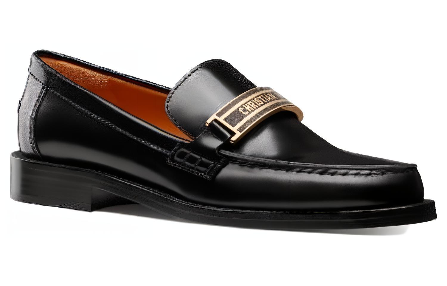 (W) Dior Code 'Glazed Loafer Thick Sole - Black' 圖 3