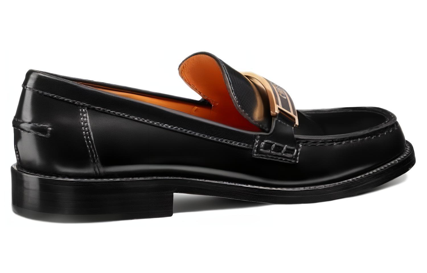 (W) Dior Code 'Glazed Loafer Thick Sole - Black' 圖 4