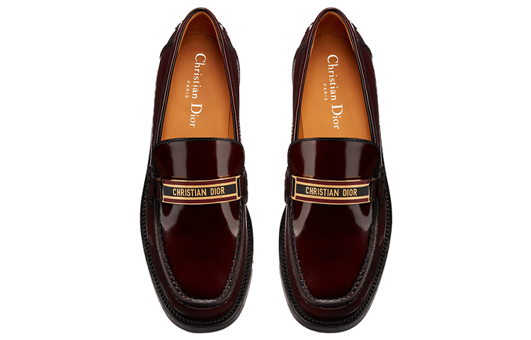 (W) Dior Code Loafer 'Burgundy' 圖 3