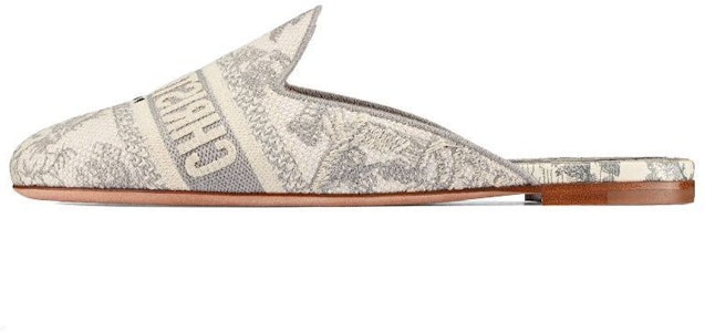 (W) 迪奥棉质丛林印花刺绣凉鞋“灰色” KCB608TJE_S34G Buy (W) 迪奥棉质丛林印花刺绣凉鞋“灰色” KCB608TJE_S34G