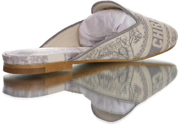(W) Mule Brodée Dior Toile de Jouy en Coton ''Gris'' KCB608TJE_S34G Lookbook (W) Mule Brodée Dior Toile de Jouy en Coton ''Gris'' KCB608TJE_S34G