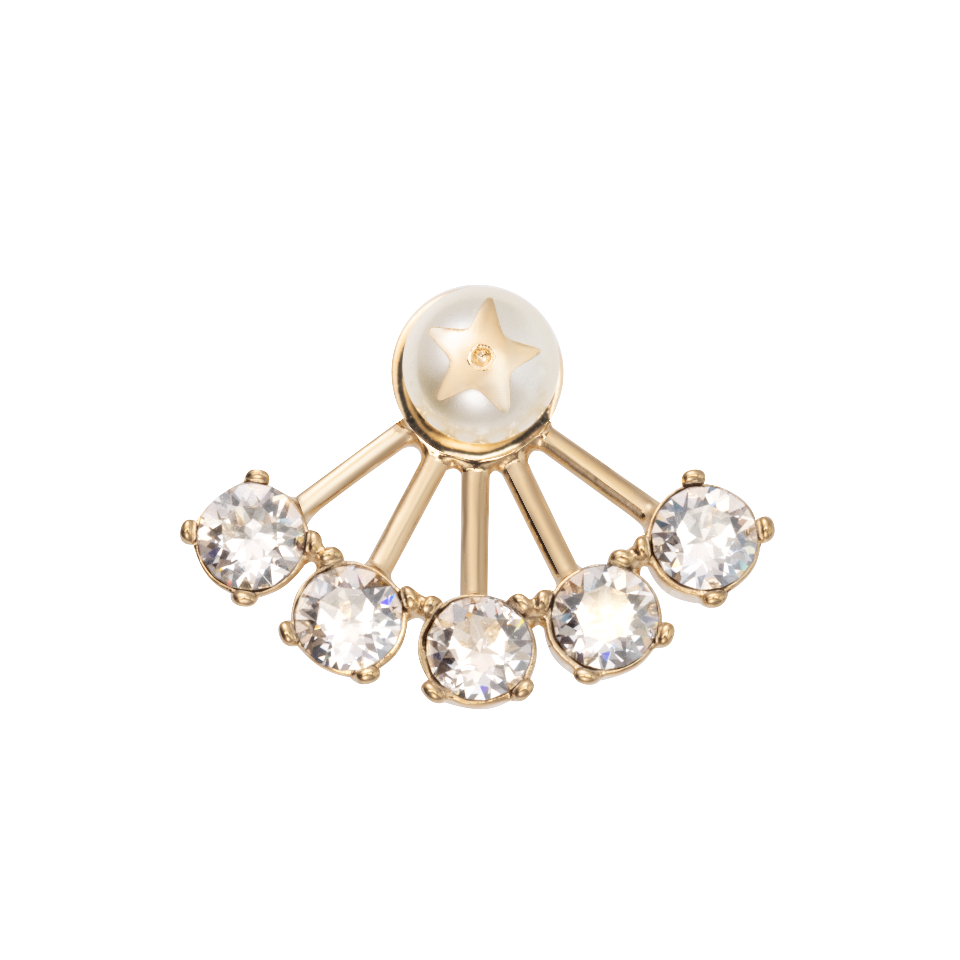 (Women) Dior Crystal-Inspired Metal Earrings Gold E1417PTCCY-D301 圖 6