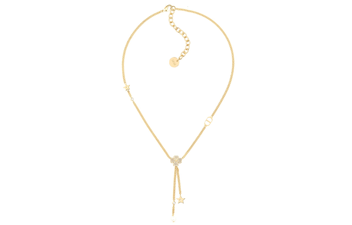 (Women) Dior D-Clover Necklace Gold Star Charm Gold N1379CLOCY-D301 圖 3